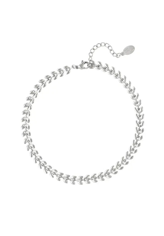 Maldiva Silver Ankle Bracelet - Or'Aliya Bijoux