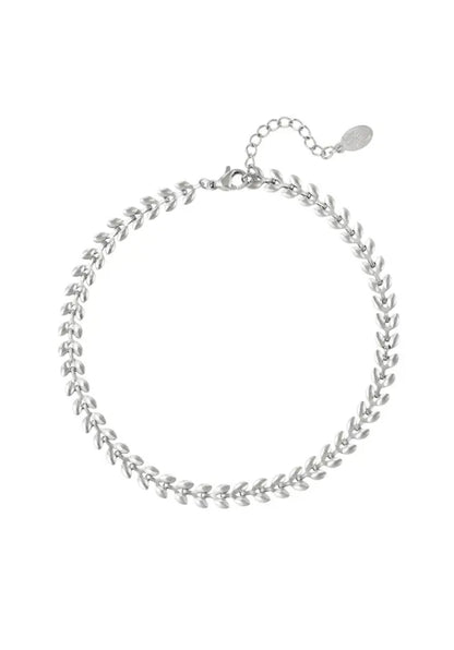 Maldiva Silver Ankle Bracelet - Or'Aliya Bijoux