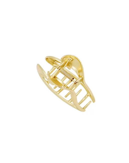 Love Me Tender Hair Claw Gold - Or'Aliya Bijoux