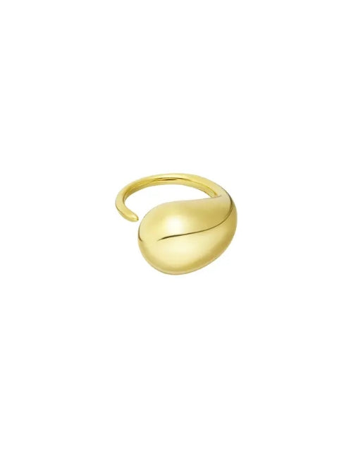 Celeste Drop Ring Gold - Adjustable - Or'Aliya Bijoux