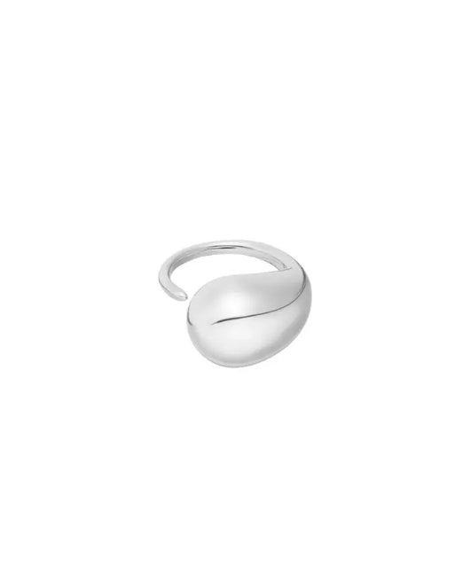 Celeste Drop Ring Silver - Adjustable - Or'Aliya Bijoux