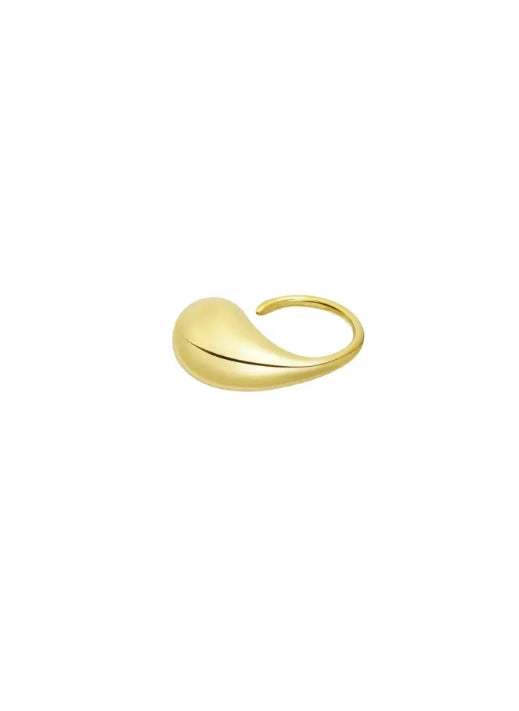 Celeste Drop Ring Gold - Adjustable - Or'Aliya Bijoux