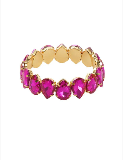 Ritz Bracelet Champagne & Gold - Or'Aliya Bijoux