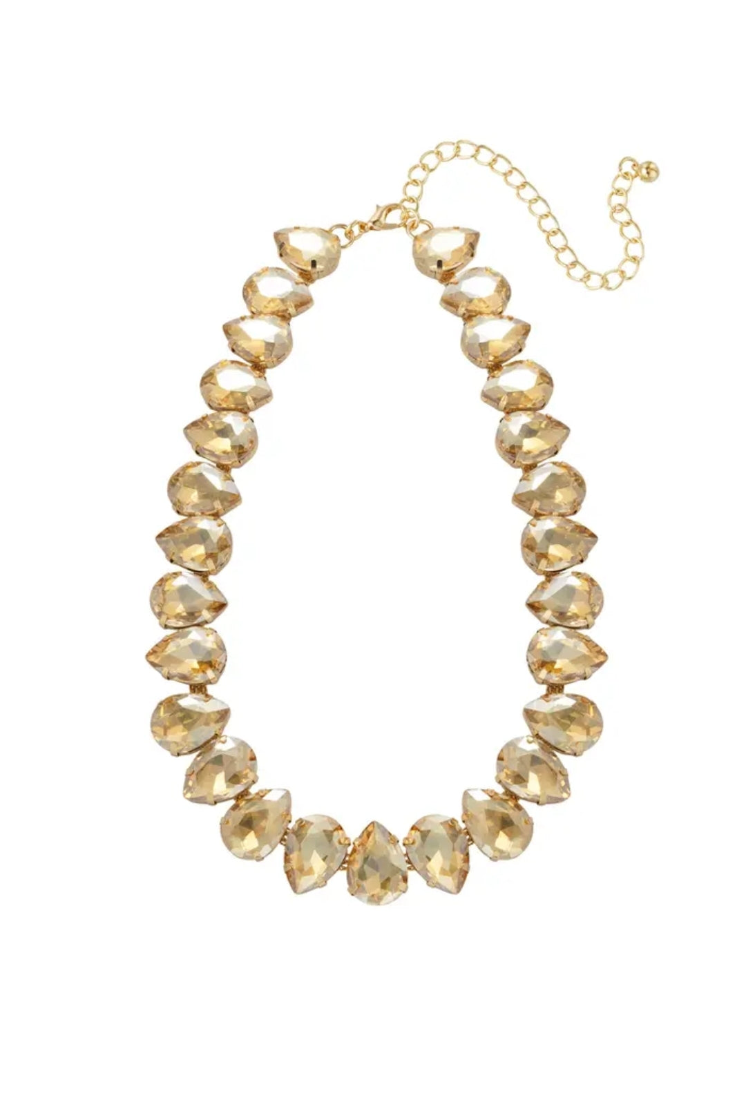 Ritz Necklace Champagne & Gold - Or'Aliya Bijoux